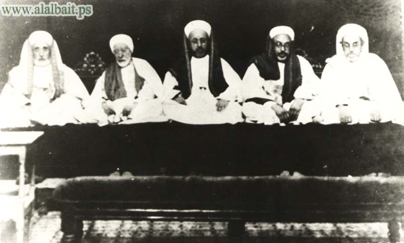 <b>العنوان: </b>مجلس القضاء المالكي عام 1948 رومي<br/><b>التصنيف: </b>السادة علماء تونس